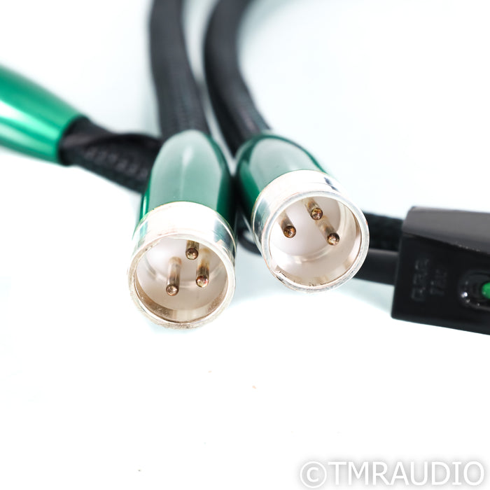 AudioQuest Earth XLR Cables; 1m Pair Balanced Interconnects; 72v DBS