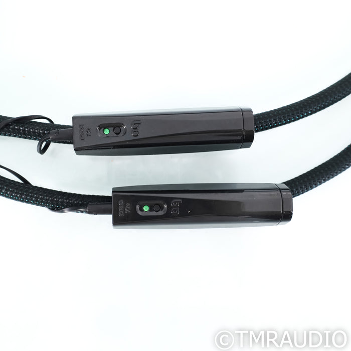 AudioQuest Earth XLR Cables; 1m Pair Balanced Interconnects; 72v DBS