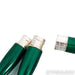AudioQuest Earth XLR Cables; 1m Pair Balanced Interconnects; 72v DBS