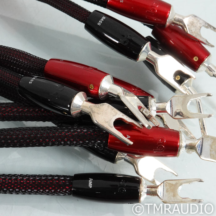 AudioQuest Redwood Bi-Wire Speaker Cables; 3m Pair