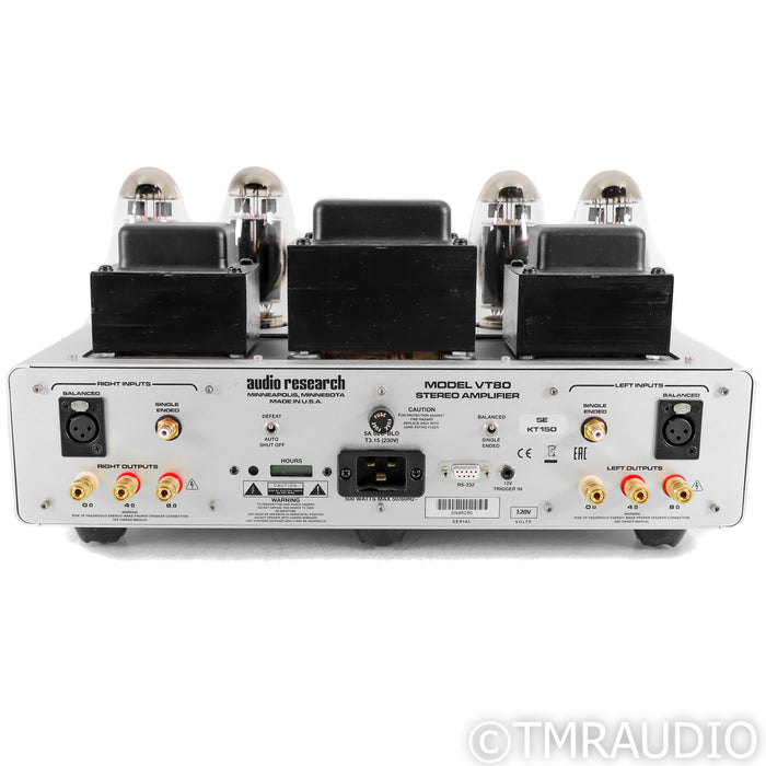 Audio Research VT80SE Stereo Tube Power Amplifier