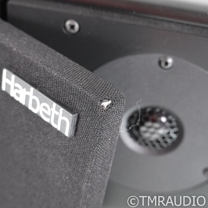 Harbeth P3ESR XD Bookshelf Speakers; Satin Black Pair