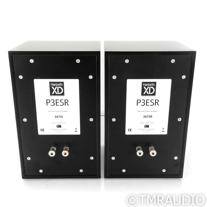 Harbeth P3ESR XD Bookshelf Speakers; Satin Black Pair