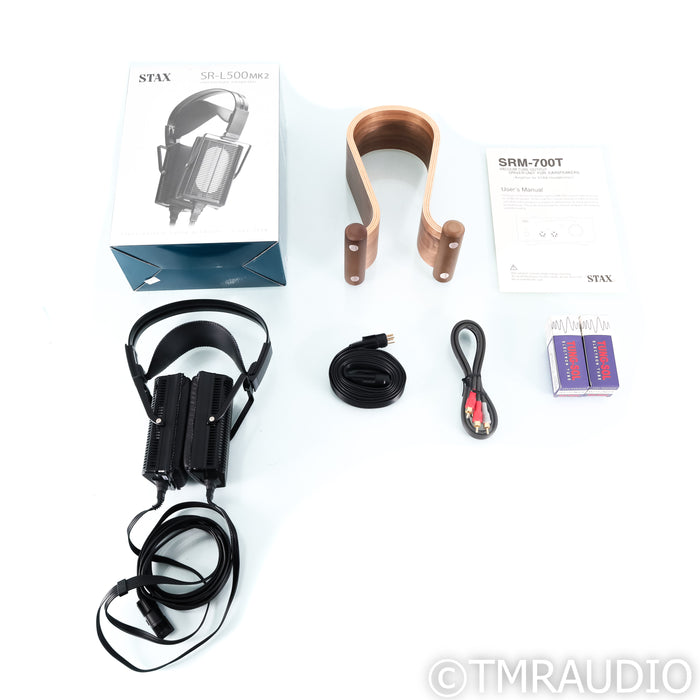 STAX SRM-700T Tube Headphone Amplifier with SR-L500 MK 2 Headphones