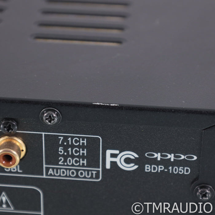 Oppo BDP-105D Universal Blu-ray Player; Signature Edition Upgrade