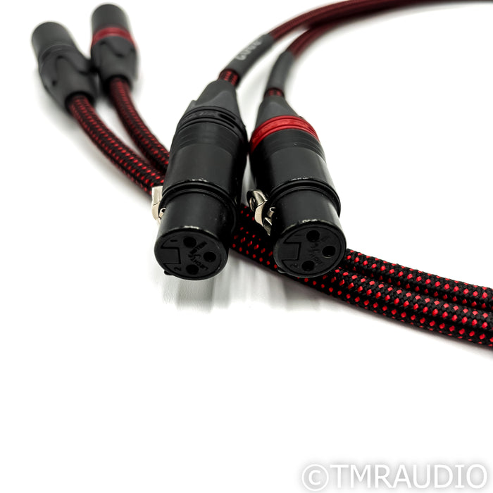 Black Cat 3202 XLR Cables; 1m Pair Balanced Interconnects