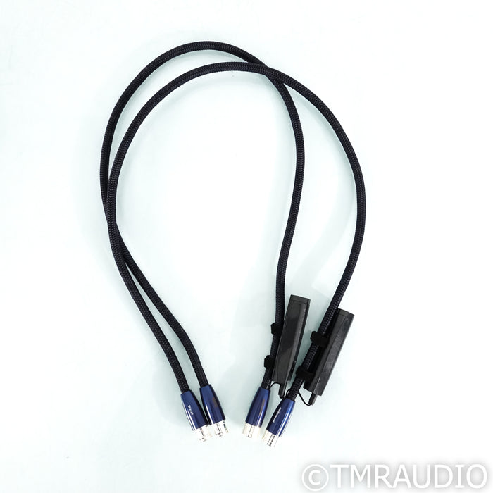 AudioQuest Water XLR Cables; 1m Pair Balanced Interconnects