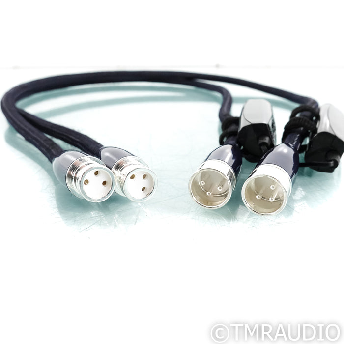 AudioQuest Water XLR Cables; 1m Pair Balanced Interconnects
