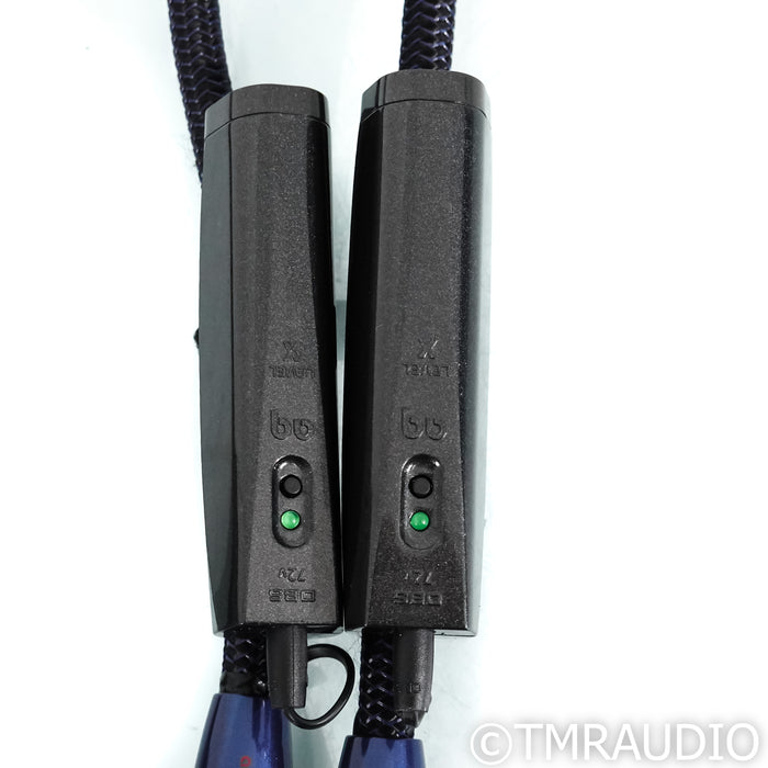 AudioQuest Water XLR Cables; 1m Pair Balanced Interconnects