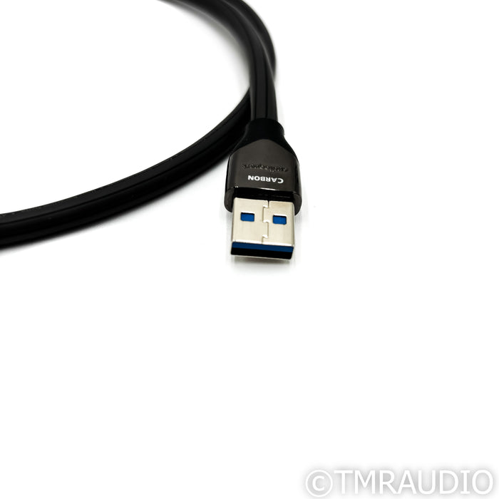 AudioQuest Carbon USB Cable; 0.75m Digital Interconnect; USB A to Micro USB