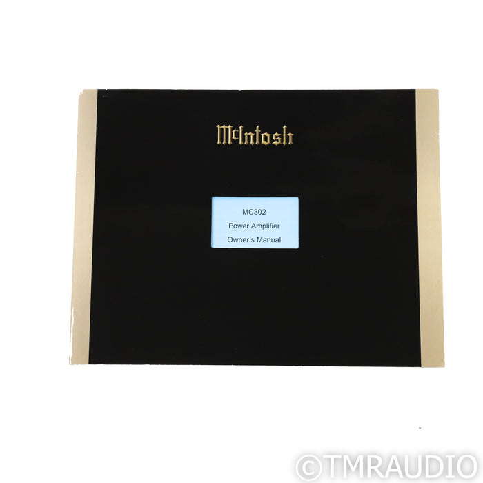 McIntosh MC302 Stereo Power Amplifier