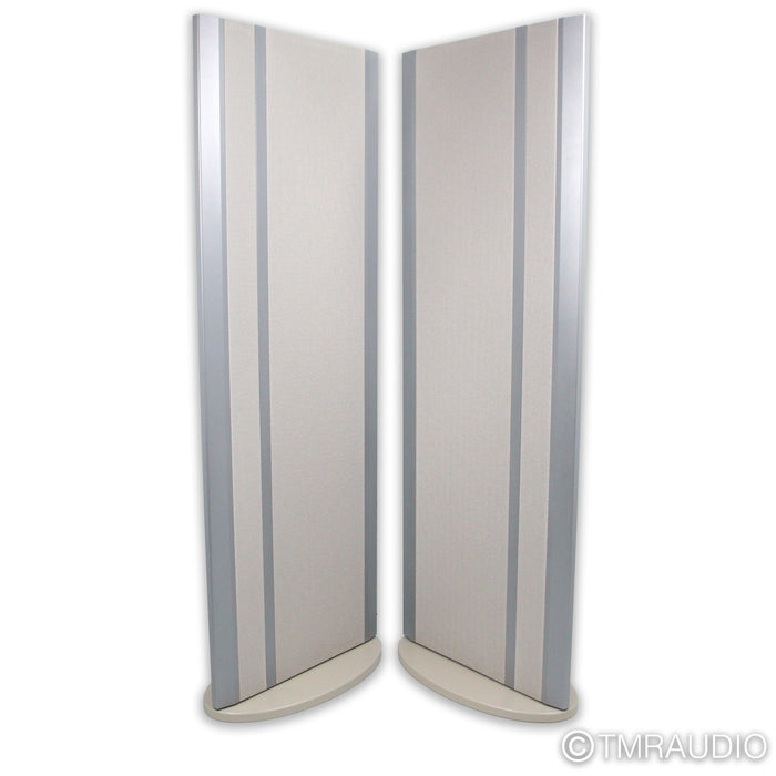 Magnepan MG 20.7 Floorstanding Speakers; Silver / White Cloth Pair