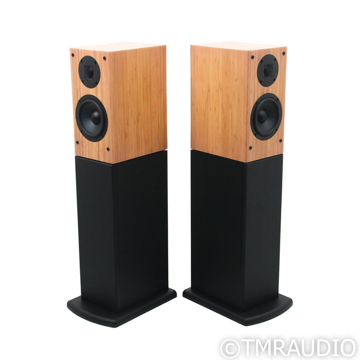 Ascend Acoustics Sierra LX Bookshelf Speakers; Natural Pair w/ Stands