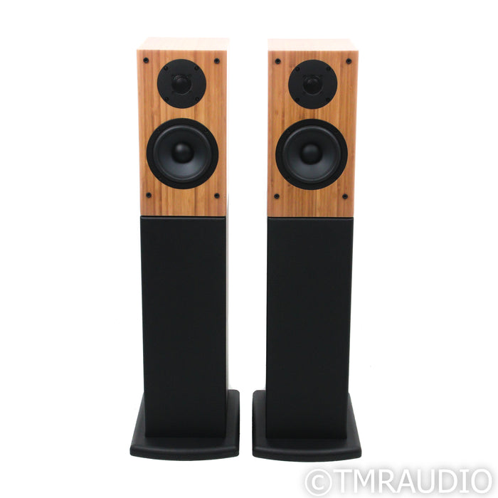 Ascend Acoustics Sierra LX Bookshelf Speakers; Natural Pair w/ Stands