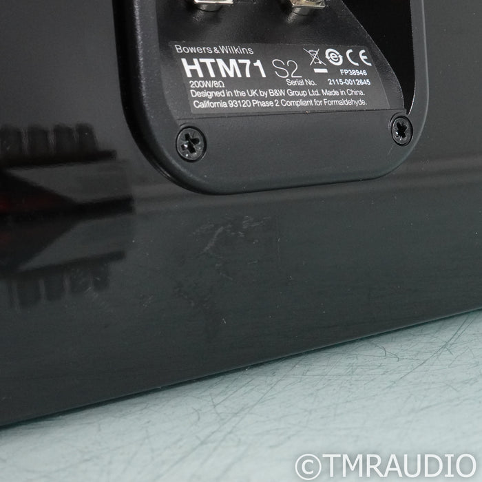 Bowers & Wilkins HTM71 S2 Center Channel Speaker; Gloss Black