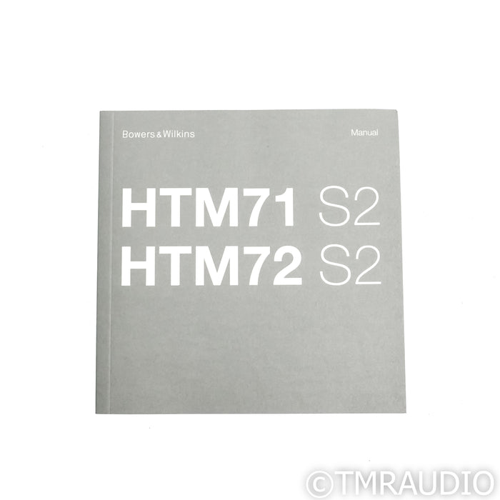 Bowers & Wilkins HTM71 S2 Center Channel Speaker; Gloss Black