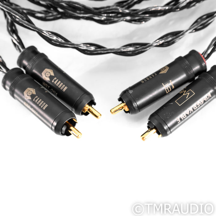 Kimber Kable Carbon Series RCA Cables; 3m Pair Interconnects