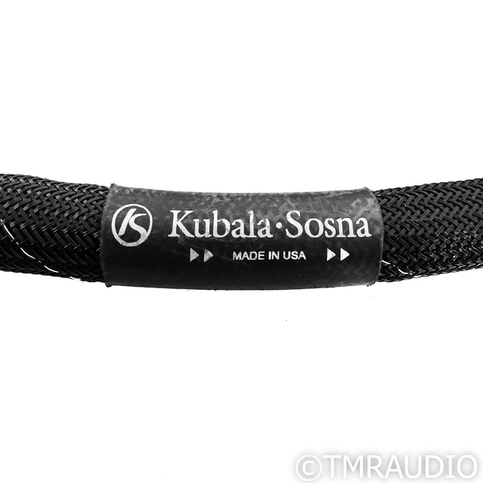 Kubala-Sosna Realization XLR Cables; 2.5m Pair Balanced Interconnects