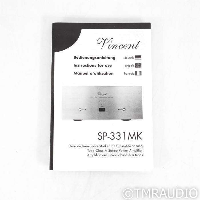 Vincent Audio SP-331MK Stereo Hybrid Power Amplifier