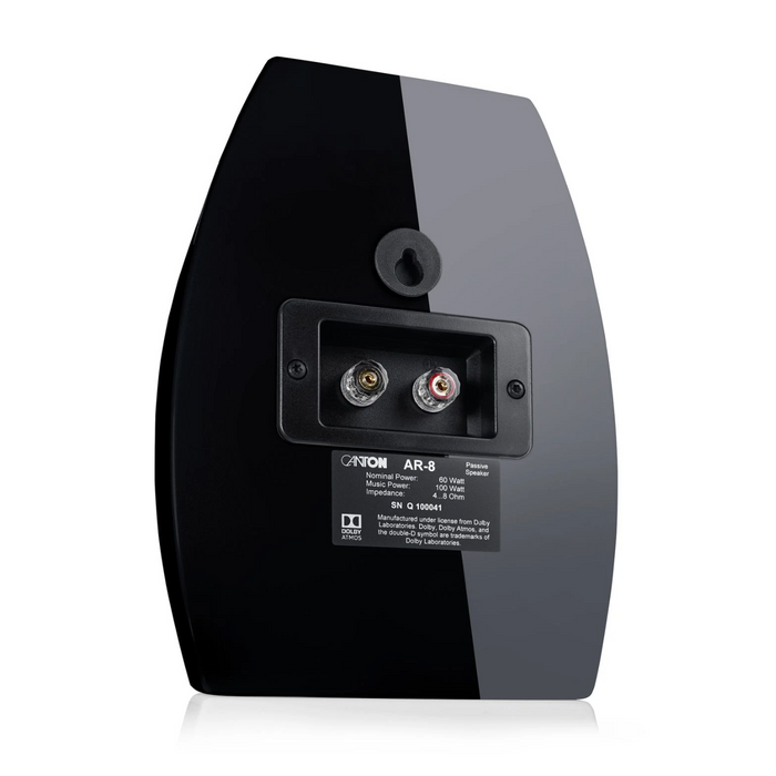 Canton Ventro AR8 Dolby Atmos Speakers; Black Pair (Sealed w/ Warranty)