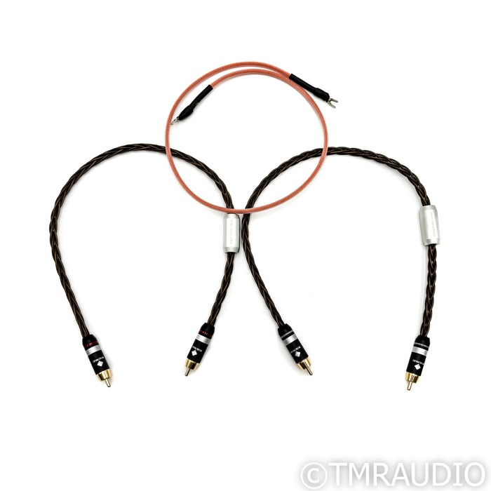 Decware Audio DSR3 Phono Cable; 0.5m Pair Interconnects; RCA to RCA