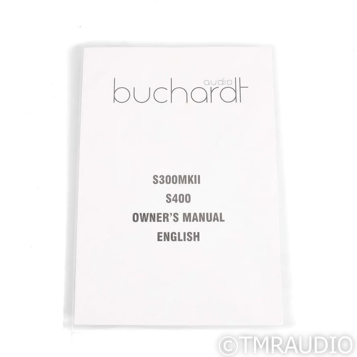 Buchardt Audio S400 Bookshelf Speakers; Black Pair (No Grills)