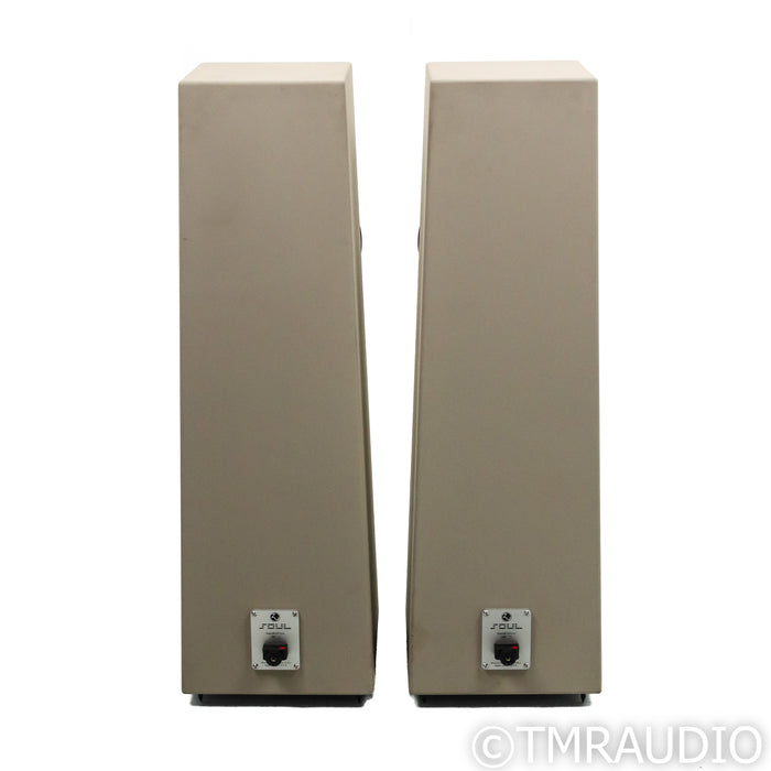 Zu Audio Soul SuperFly Floorstanding Speakers; Cosmic Latte Pair