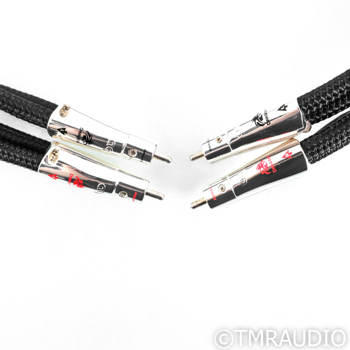 AudioQuest Dragon RCA Cables; 1m Pair Interconnects