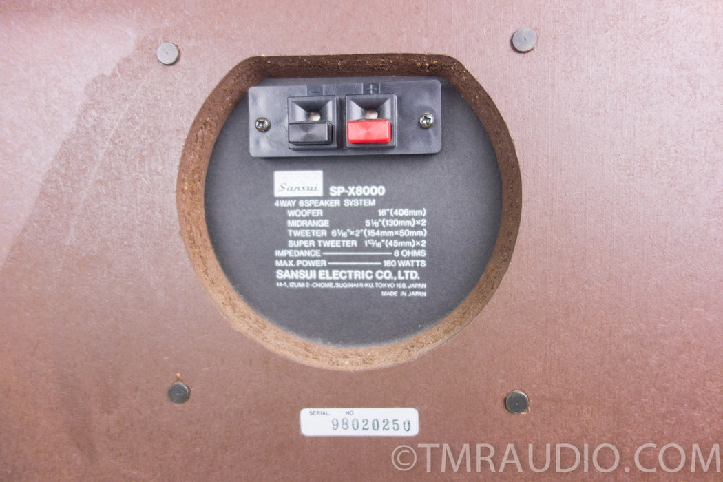 Sansui SP-X8000 Vintage Speakers in Factory Boxes w/ Stands