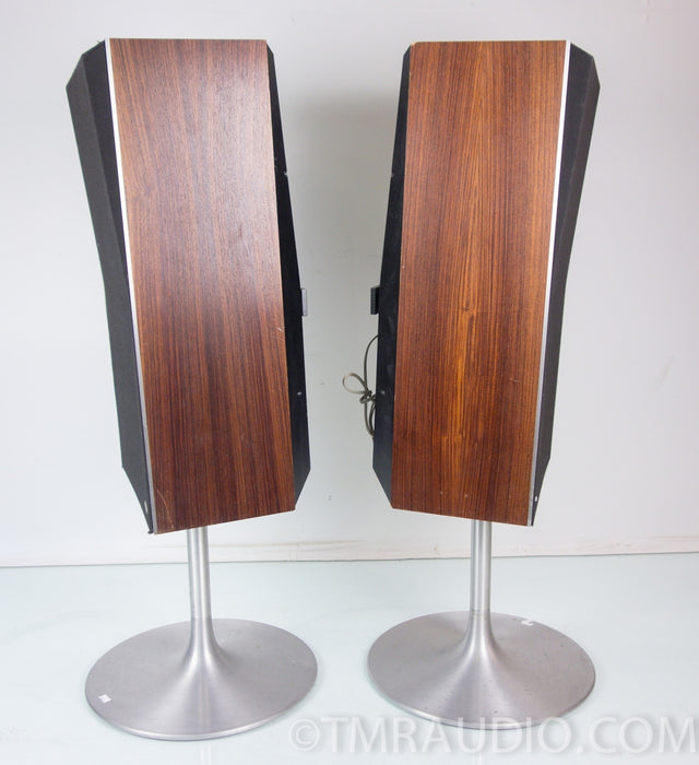 B&O Beovox M70 Speakers with matching Tulip Stands