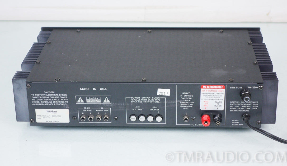Velodyne ULD-15 Passive Subwoofer w/ matching amplifier