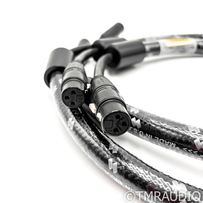 Straight Wire Crescendo 3 XLR Cables; 1m Pair Balanced Interconnects