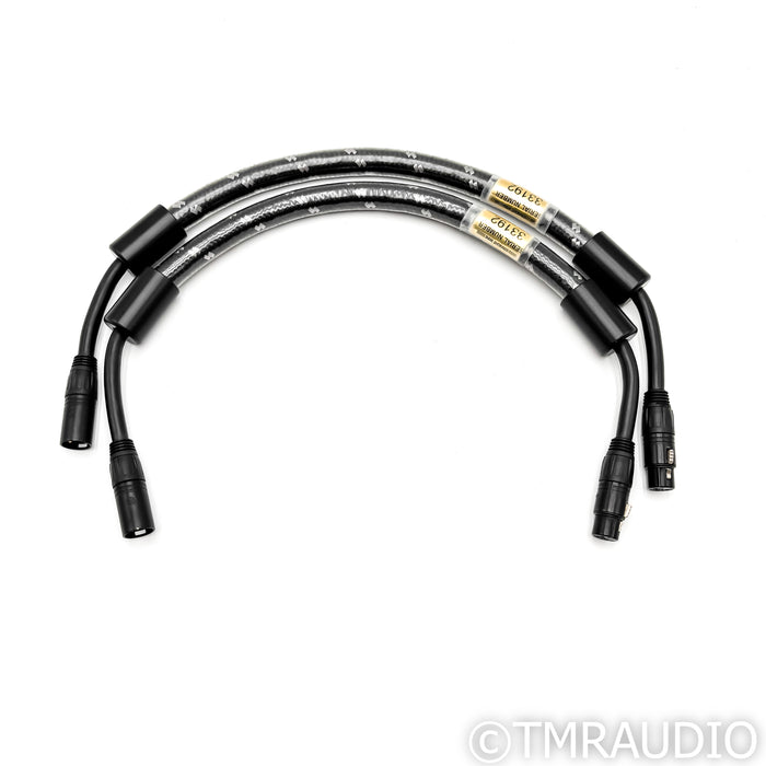 Straight Wire Crescendo 3 XLR Cables; 0.6m Pair Balanced Interconnects