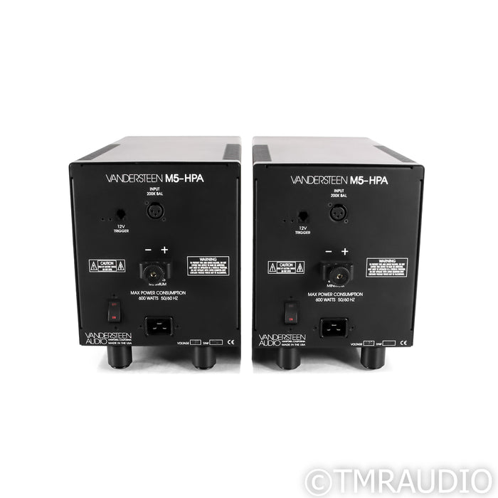 Vandersteen M5-HPA High Pass Monoblock Power Amplifiers; Pair