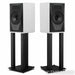 MoFi Electronics SourcePoint 8 Bookshelf Speakers; White Pair w/ Stands (Sealed)