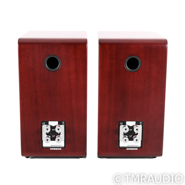 Quad S-2 Bookshelf Speakers; Sapele Mahogany Pair; S2