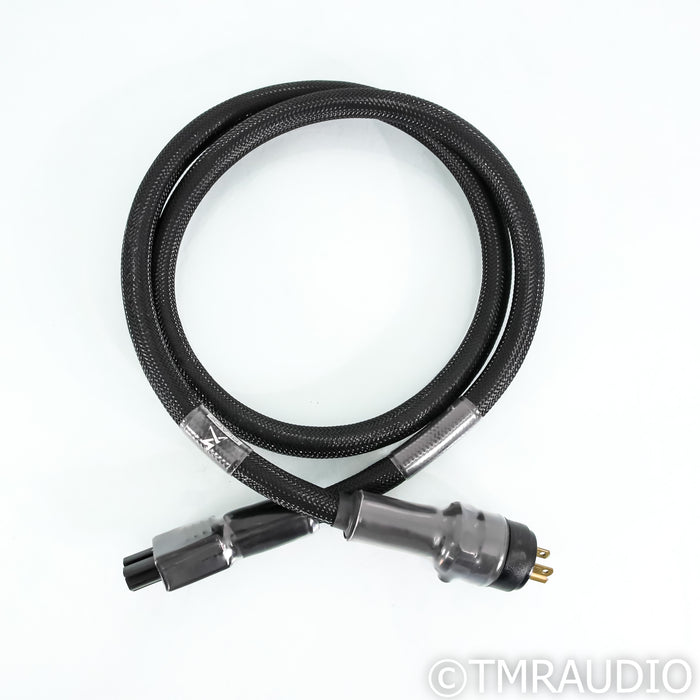 Synergistic Research UEF Black HC Power Cable; 5ft AC Cord; 10AWG