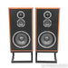 KLH Model Five Bookshelf Speakers; Mahogany Pair with Stands