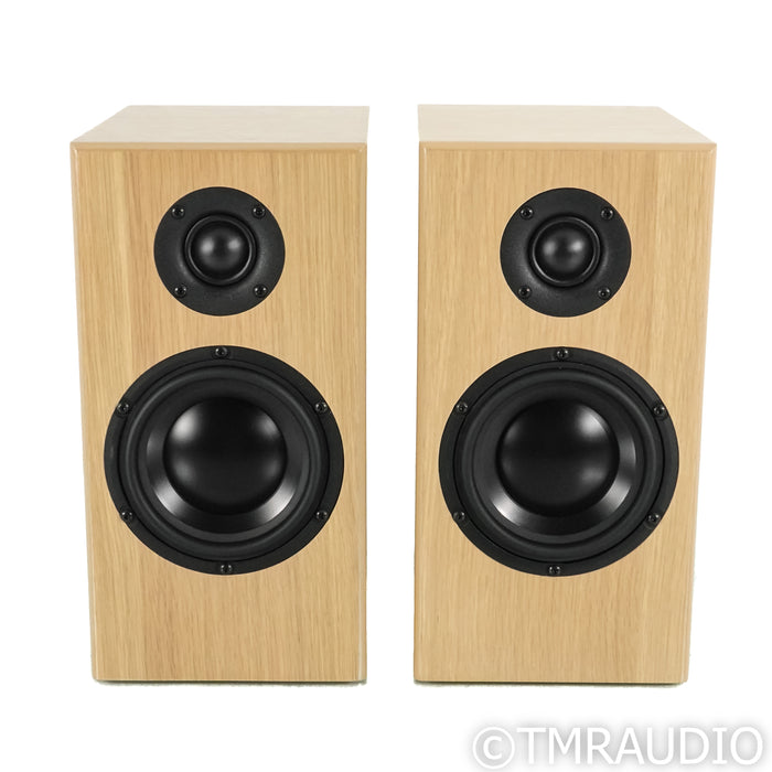 Totem Acoustic Bison Monitor Bookshelf Speakers; White Oak Pair (Open Box)