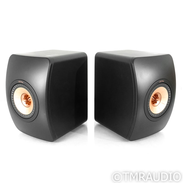 KEF LS50 Meta Bookshelf Speakers; Carbon Black Pair