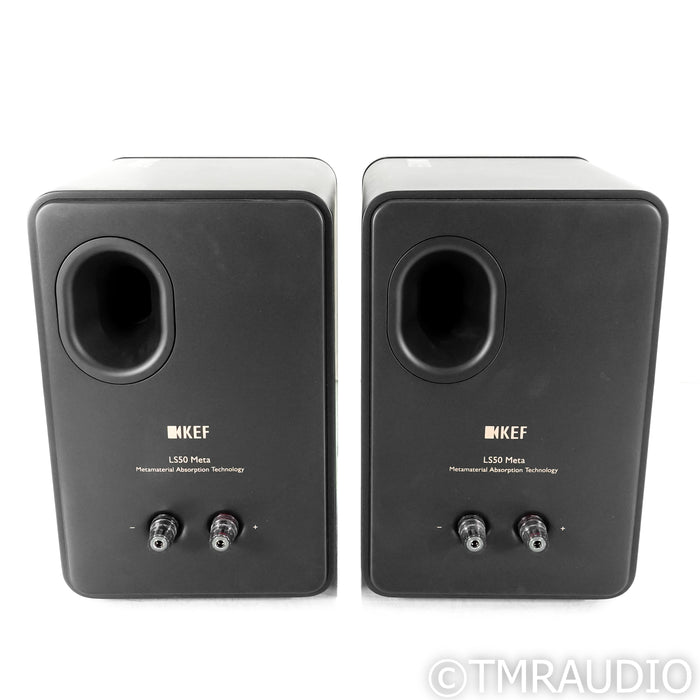 KEF LS50 Meta Bookshelf Speakers; Carbon Black Pair