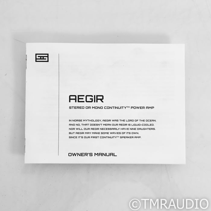 Schiit Audio Aegir Stereo Power Amplifier