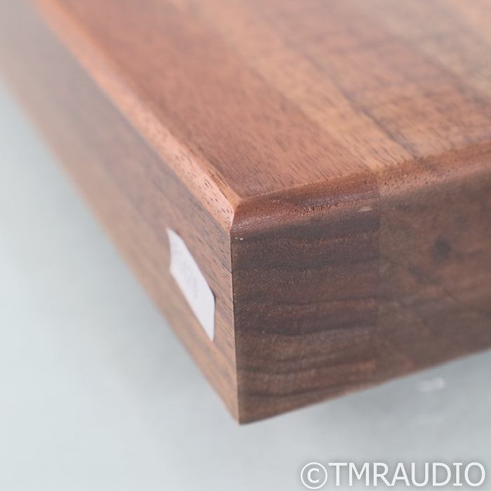 IsoAcoustics Delos Isolation Platform; Walnut; 18" x 15" x 1.75"