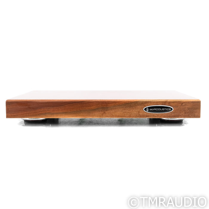 IsoAcoustics Delos Isolation Platform; Walnut; 18" x 15" x 1.75"