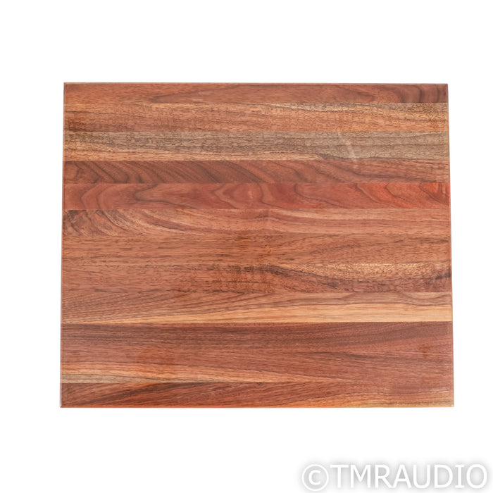 IsoAcoustics Delos Isolation Platform; Walnut; 18" x 15" x 1.75"