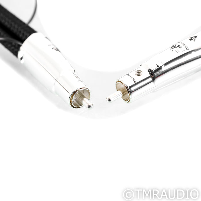 AudioQuest Dragon RCA Cables; 1m Pair Interconnects