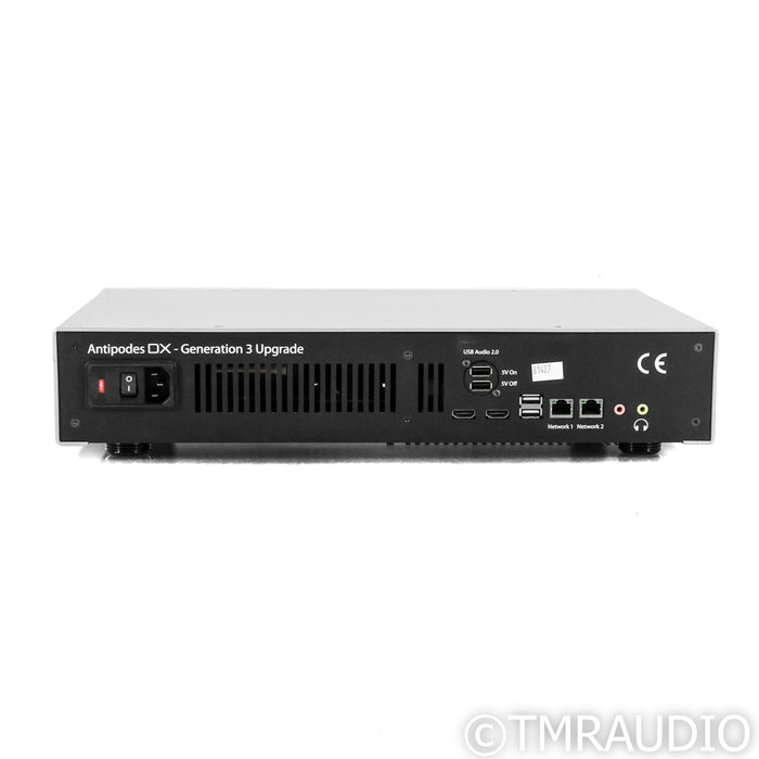 Antipodes DX Gen 3 Network Streamer / Server; CD Ripper; Roon Ready; 6TB