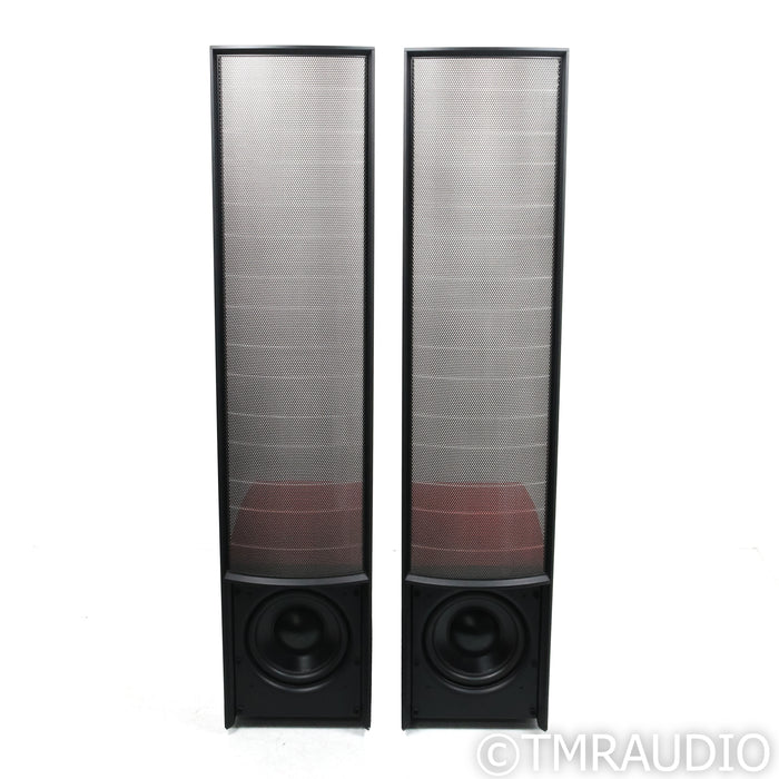 Martin Logan Expression ESL 13A Floorstanding Speakers; Russo Fuoco Red Pair