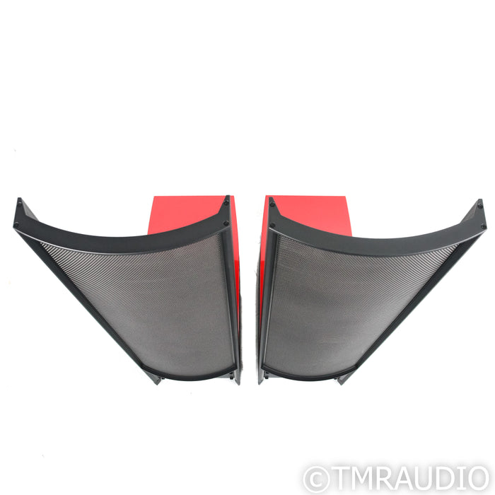Martin Logan Expression ESL 13A Floorstanding Speakers; Russo Fuoco Red Pair