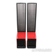 Martin Logan Expression ESL 13A Floorstanding Speakers; Russo Fuoco Red Pair